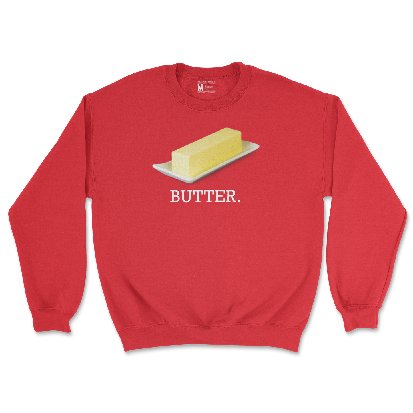 Gildan SoftStyle Crew Neck Butter in Red