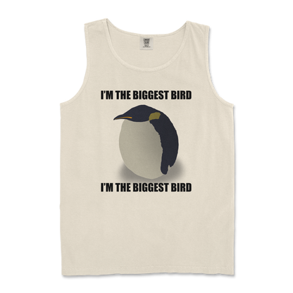 Comfort Colors Tank Top I Am The Biggets Bird in Ivory