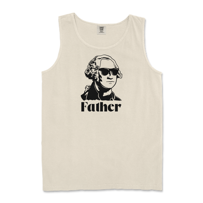 Comfort Colors Tank Top Father  in Ivory