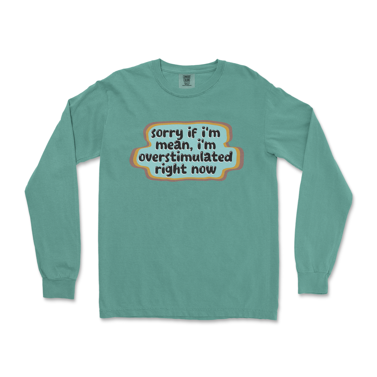 Comfort Colors Long Sleeve in LightGreen