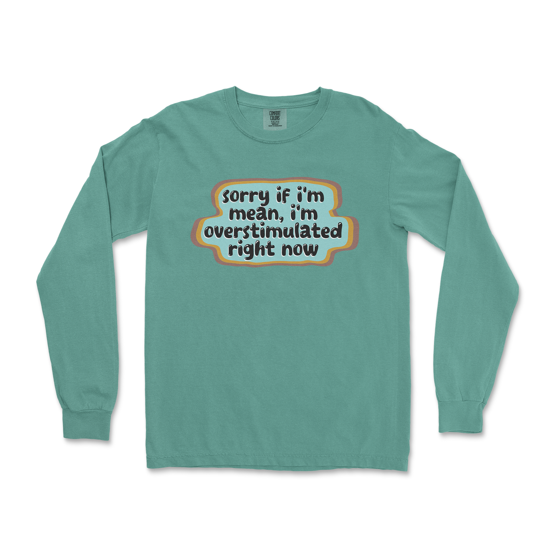 Comfort Colors Long Sleeve in LightGreen