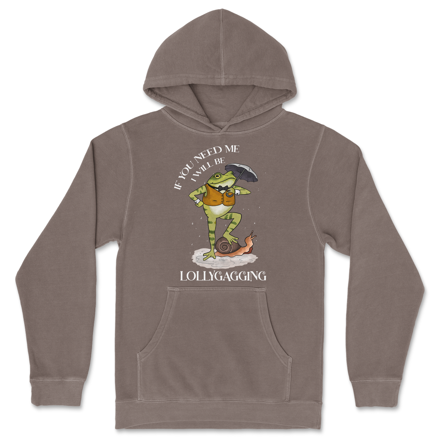 Independent Clothing Co. Hoodie Lollygagging  in Clay