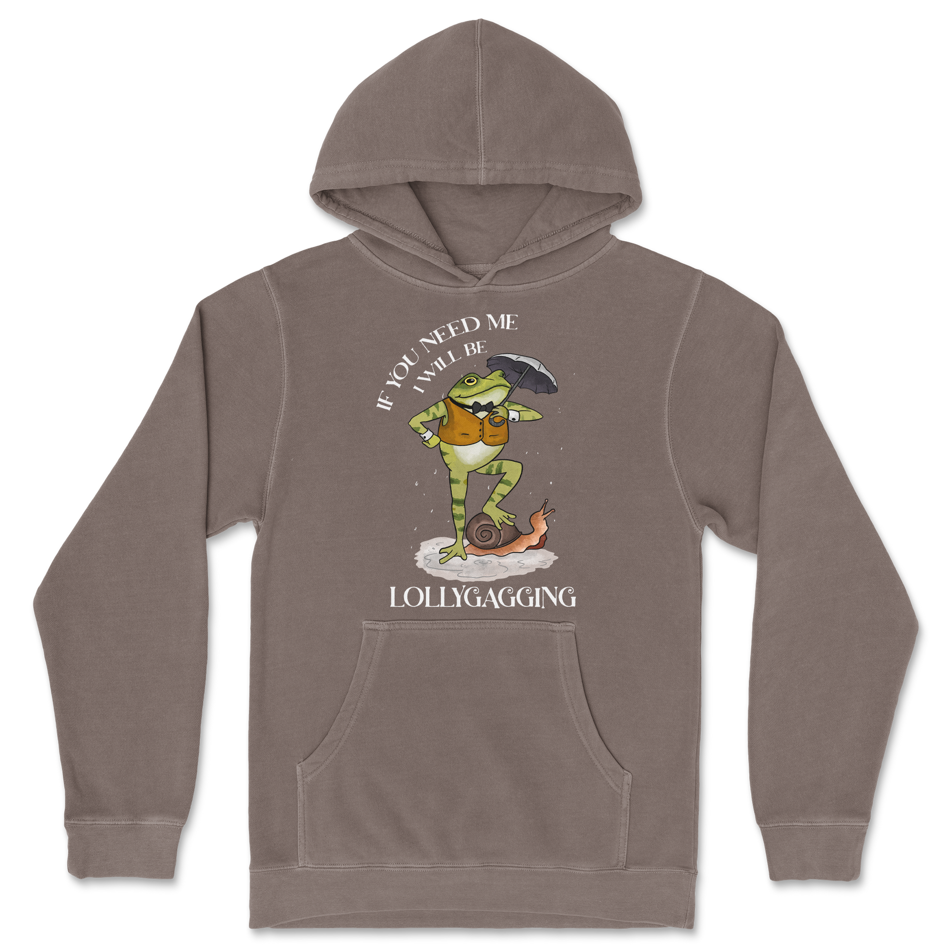 Independent Clothing Co. Hoodie Lollygagging  in Clay