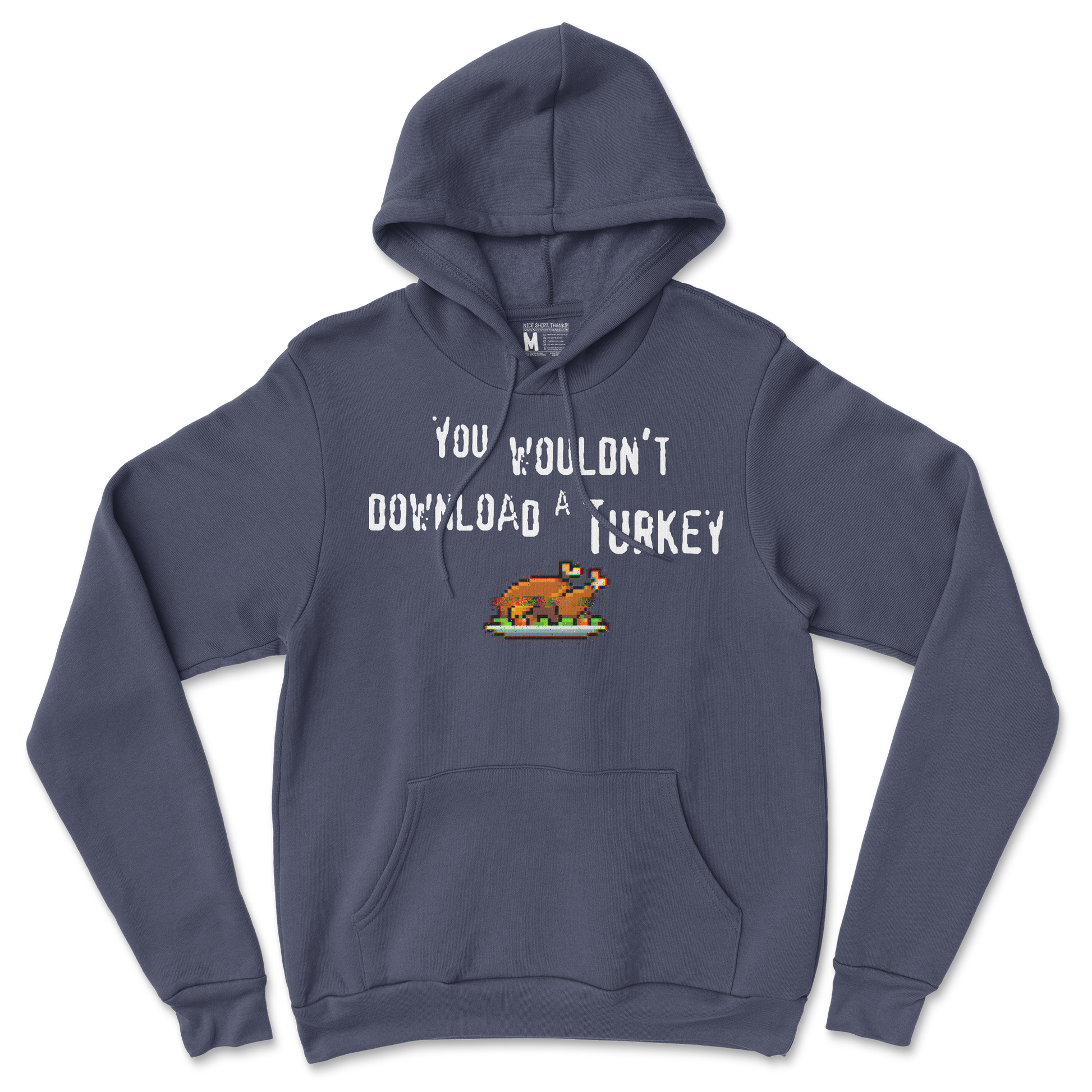 Gildan SoftStyle Hoodie Downloadable Turkey  in Navy