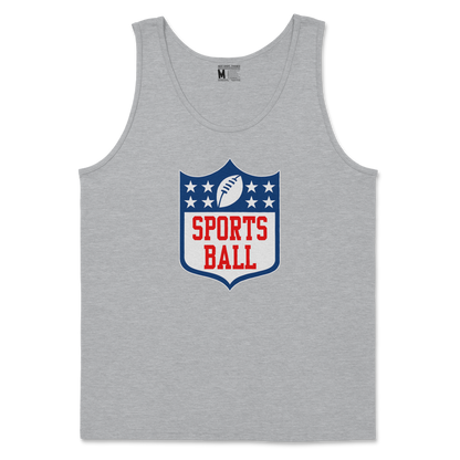 Gildan SoftStyle Tank Top Sports Ball in Sports Grey