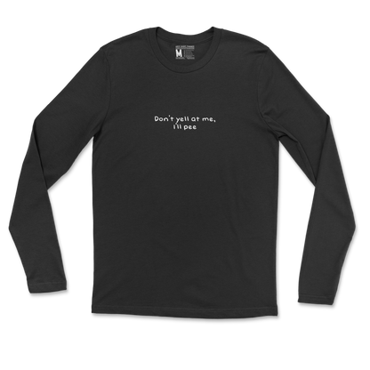 Gildan SoftStyle Long Sleeve Dont Yell in Black