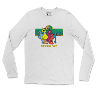 Gildan SoftStyle Long Sleeve Cursed Sesame Street in White