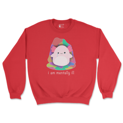 Gildan SoftStyle Crew Neck Mentally Ill and Squishy in Red