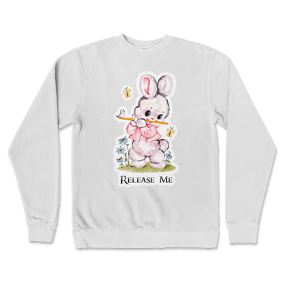 Independent Clothing Co. Crew Neck Cute Bunny in White