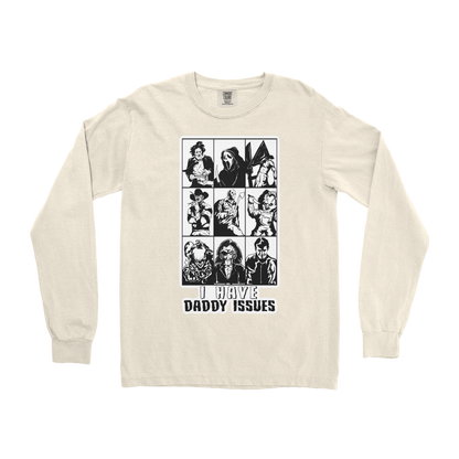 Comfort Colors Long Sleeve Daddy Issues  in Ivory