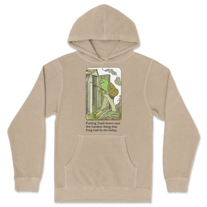 Independent Clothing Co. Hoodie Frog and Toad  in Sandstone