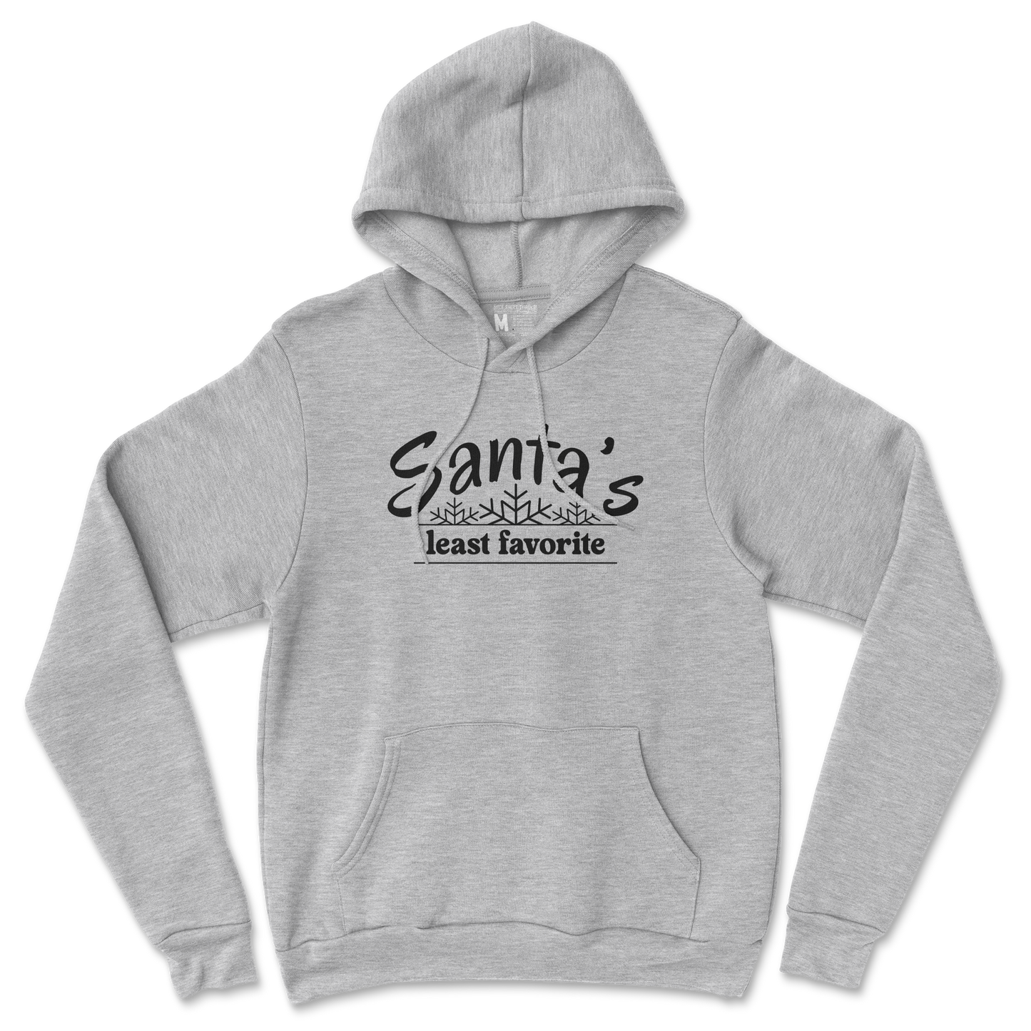 Gildan SoftStyle Hoodie Santa's Least Favorite  in Grey-Heather