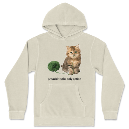 Independent Clothing Co. Hoodie Genocide Kitty  in Ivory