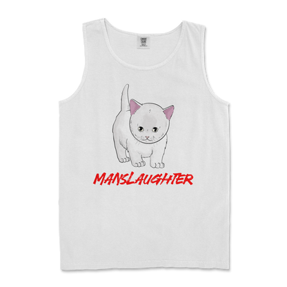 Comfort Colors Tank Top Manslaughter in White