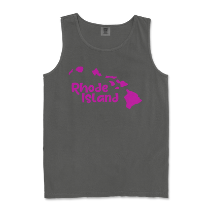 Comfort Colors Tank Top Rhode Island in Pepper