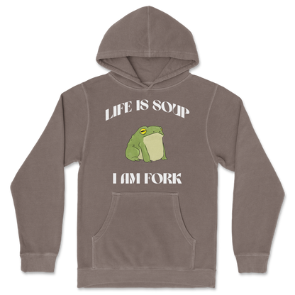 Independent Clothing Co. Hoodie Life is Soup in Clay