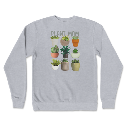 Independent Clothing Co. Crew Neck Plant Mom in GreyHeather