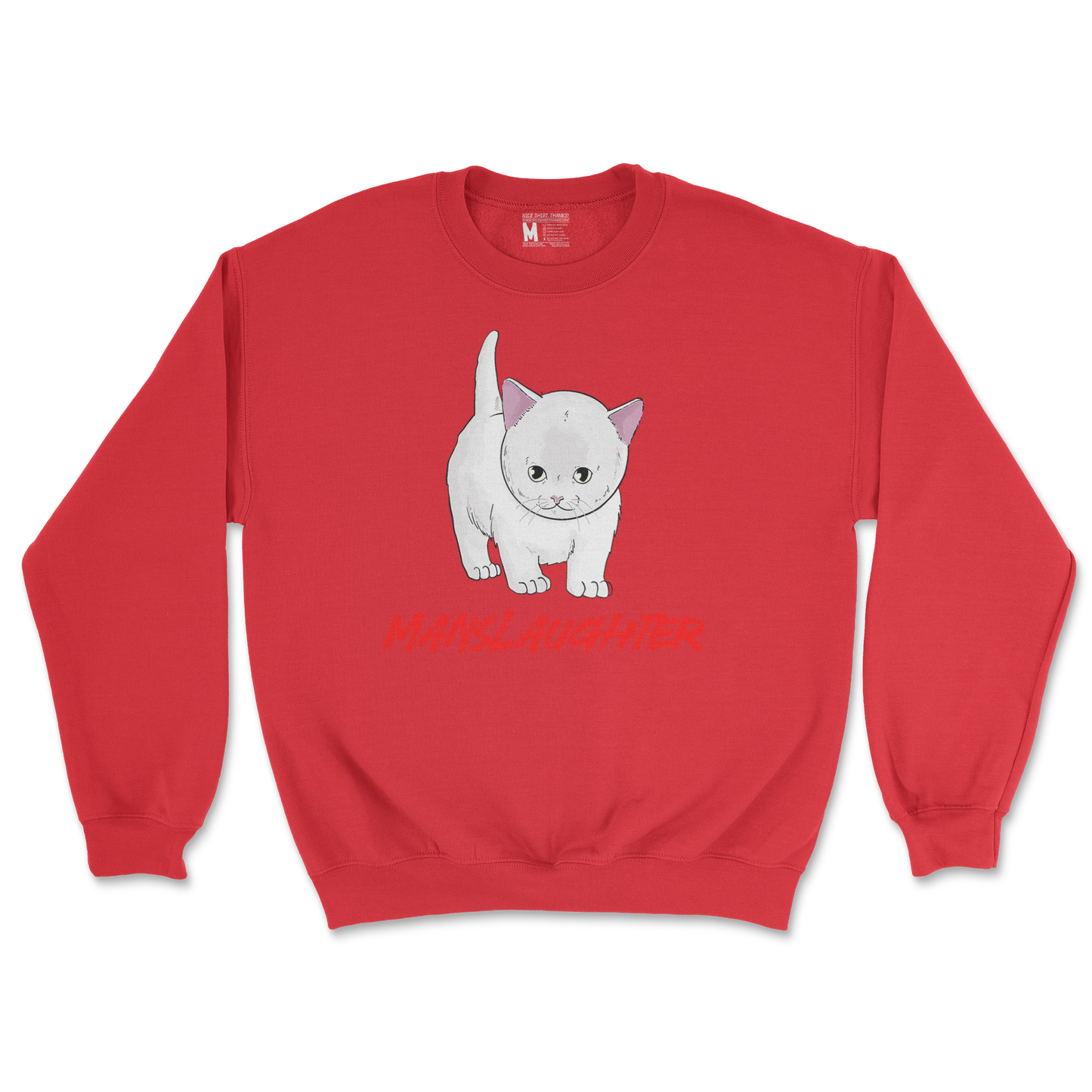 Gildan SoftStyle Crew Neck Manslaughter in Red