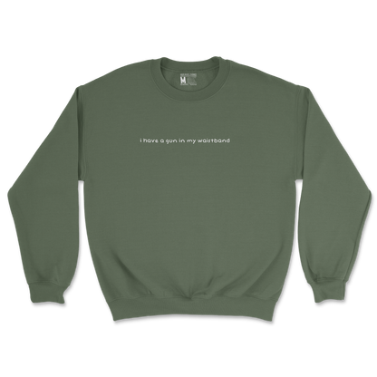 Gildan SoftStyle Crew Neck in Military Green