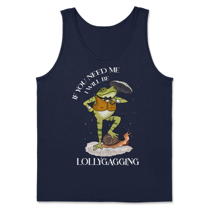 The Nice Shirt Tank Top Lollygagging  in Navy