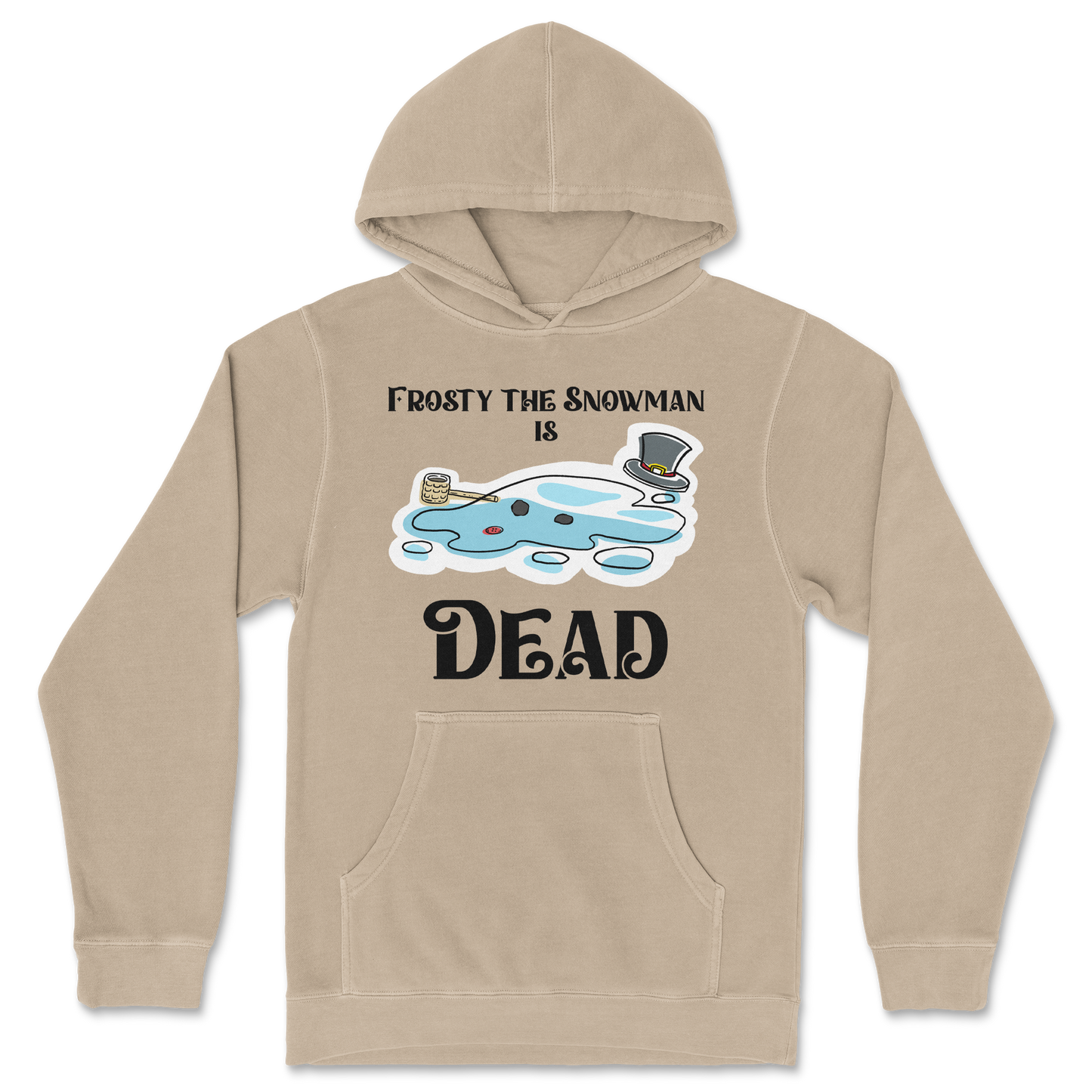 Independent Clothing Co. Hoodie Frosty is Dead  in Sandstone