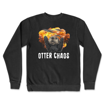 Independent Clothing Co. Crew Neck Otter Chaos in Black