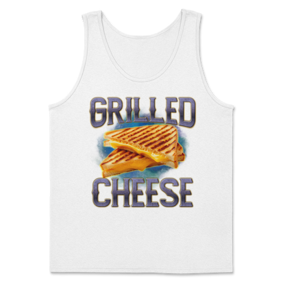 The Nice Shirt Tank Top Grilled Cheese  in White