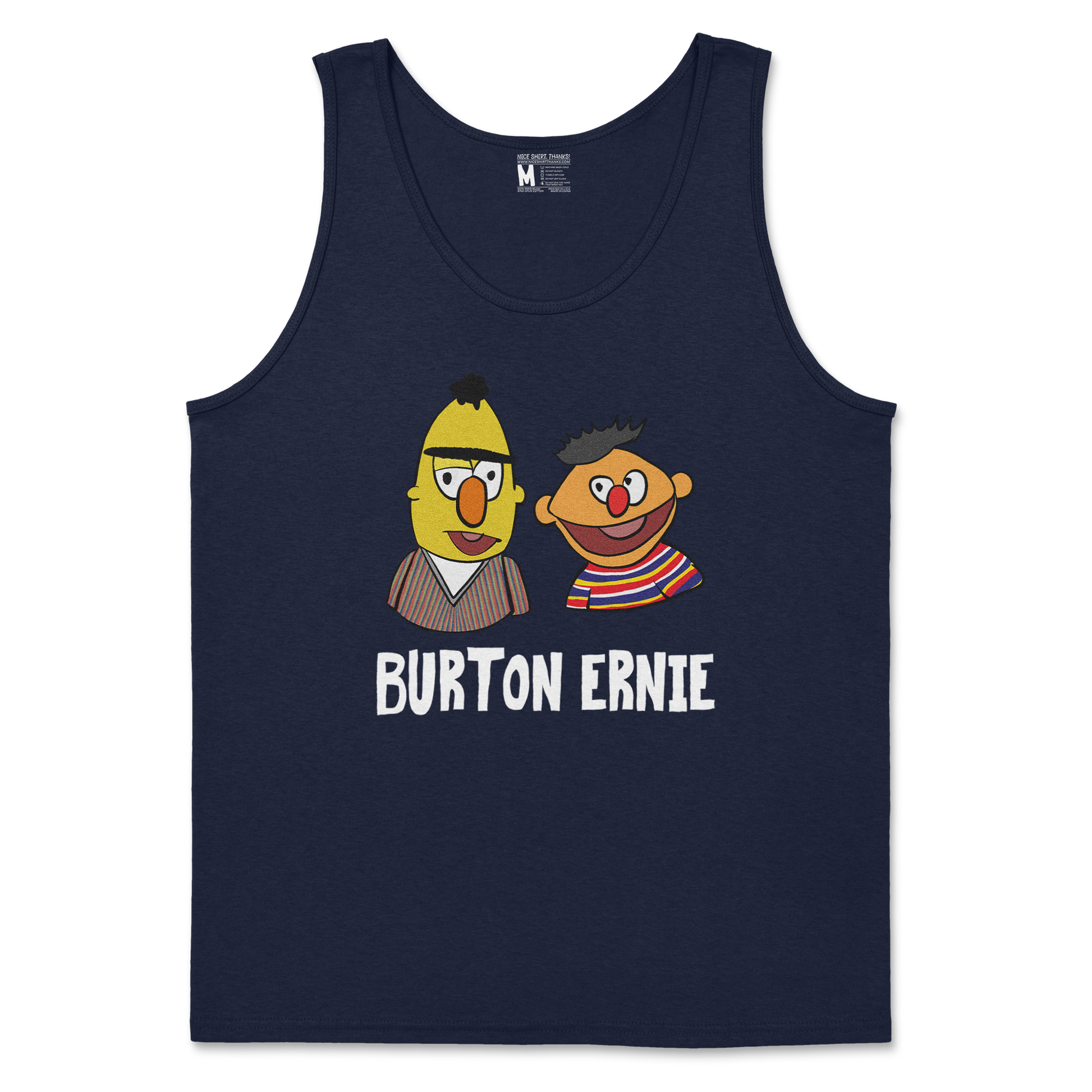 Gildan SoftStyle Tank Top Burton Ernie in Navy