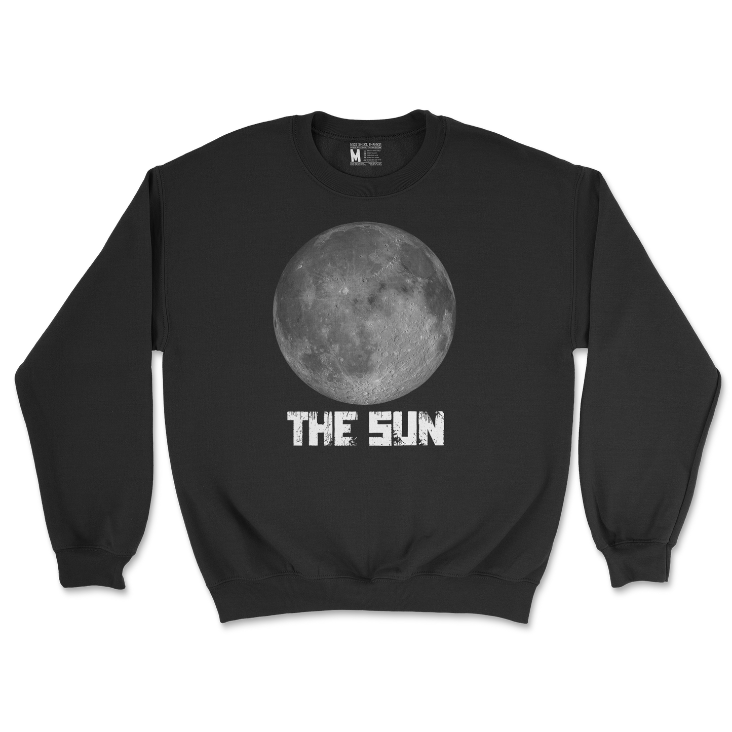 Gildan SoftStyle Crew Neck The Sun in Black