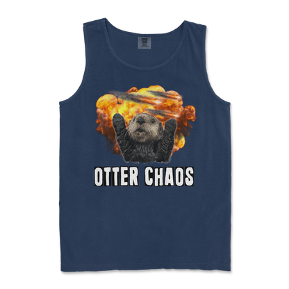 Comfort Colors Tank Top Otter Chaos in TrueNavy