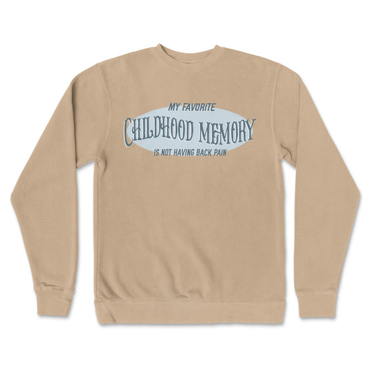 Independent Clothing Co. Crew Neck Childhood Memory in Sandstone