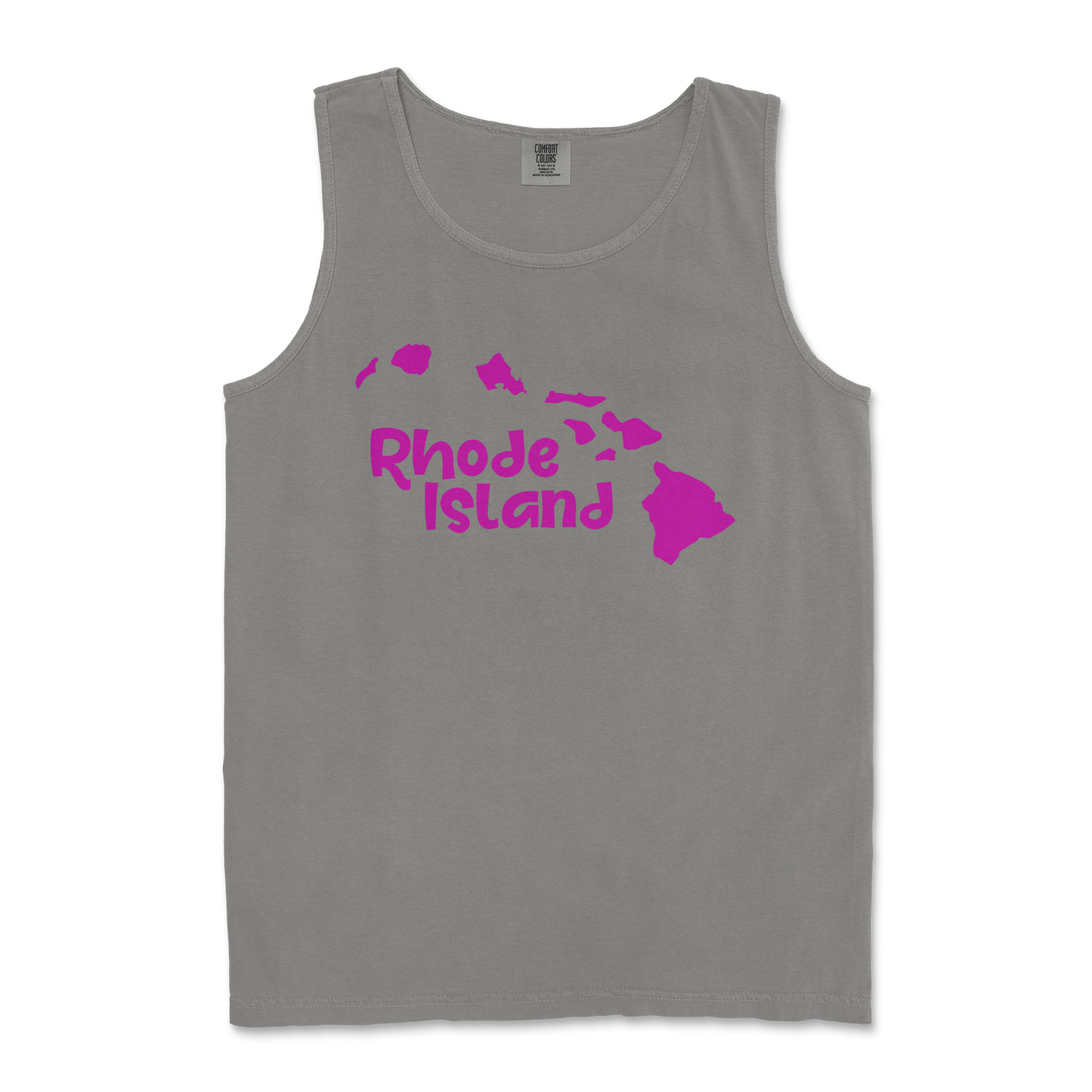 Comfort Colors Tank Top Rhode Island in Grey