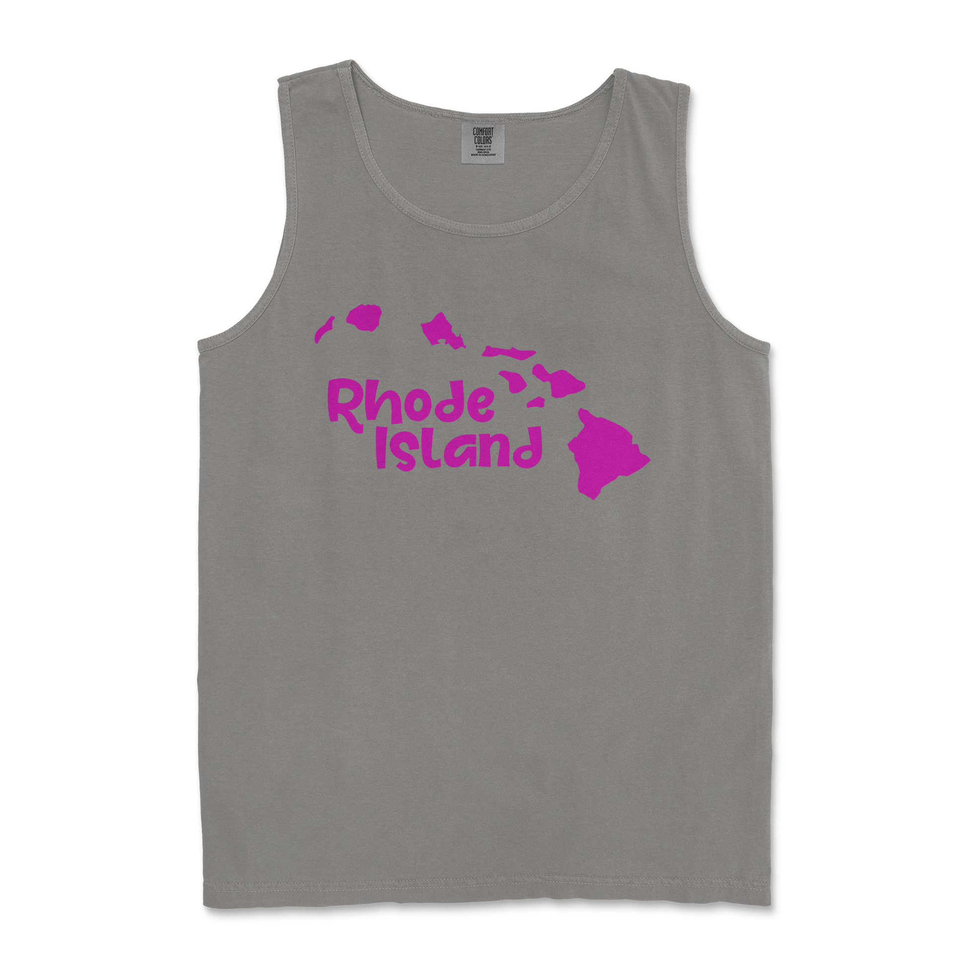 Comfort Colors Tank Top Rhode Island in Grey