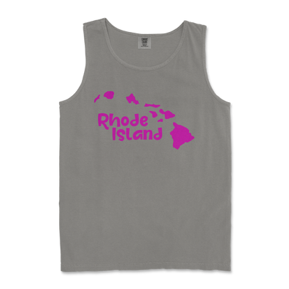 Comfort Colors Tank Top Rhode Island in Grey