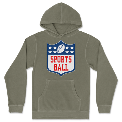 Independent Clothing Co. Hoodie Sports Ball in Olive