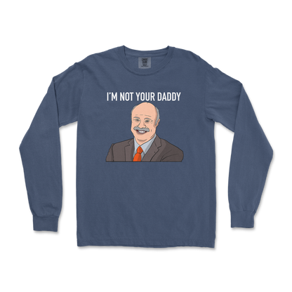 Comfort Colors Long Sleeve Daddy Phil in Midnight