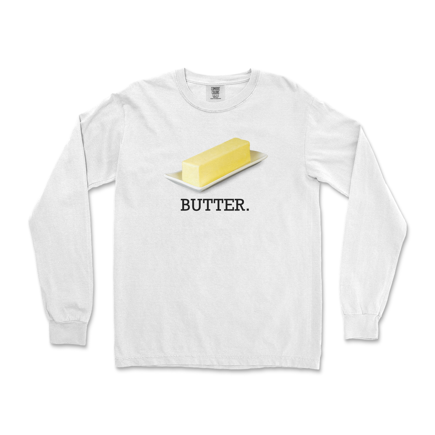 Comfort Colors Long Sleeve Butter in White