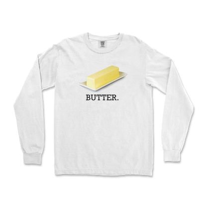 Comfort Colors Long Sleeve Butter in White