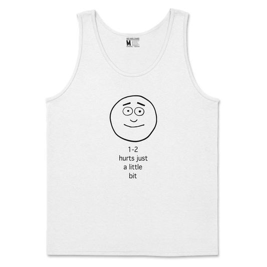 Gildan SoftStyle Tank Top Hurts A Little Bit in White