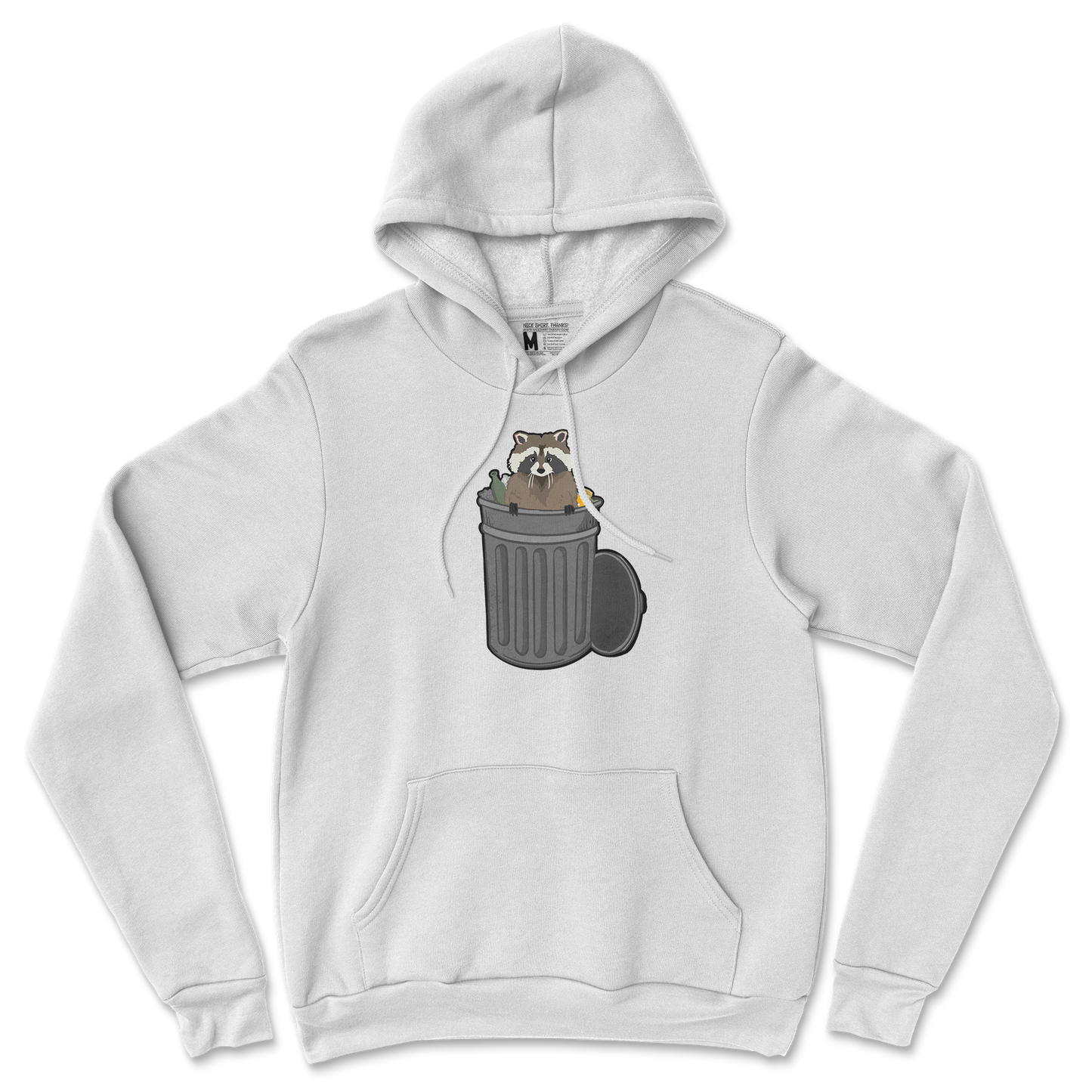 Gildan SoftStyle Hoodie Trash Panda Enthusiast in White