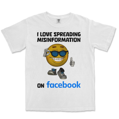 Comfort Colors T-Shirt Spreadin Misinformation in White