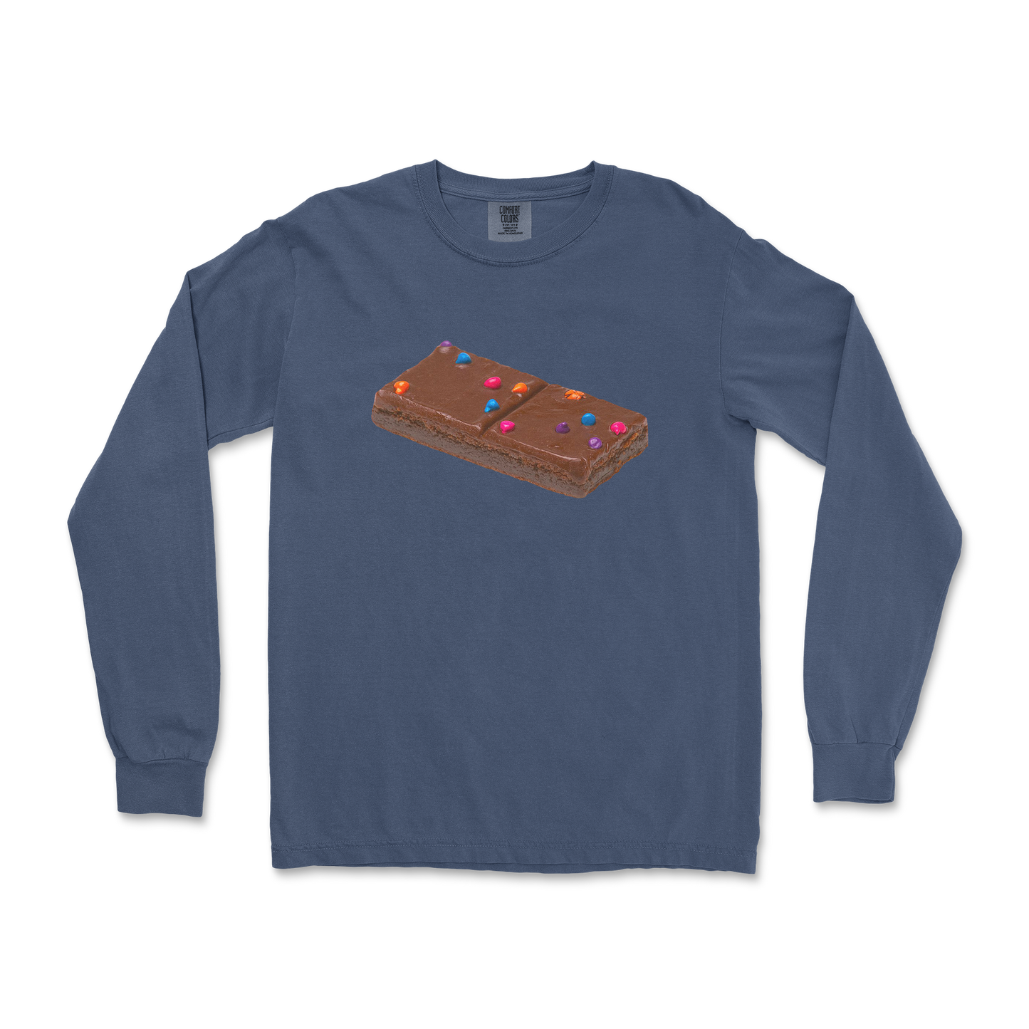 Comfort Colors Long Sleeve Mmmmm Yummmm in Midnight