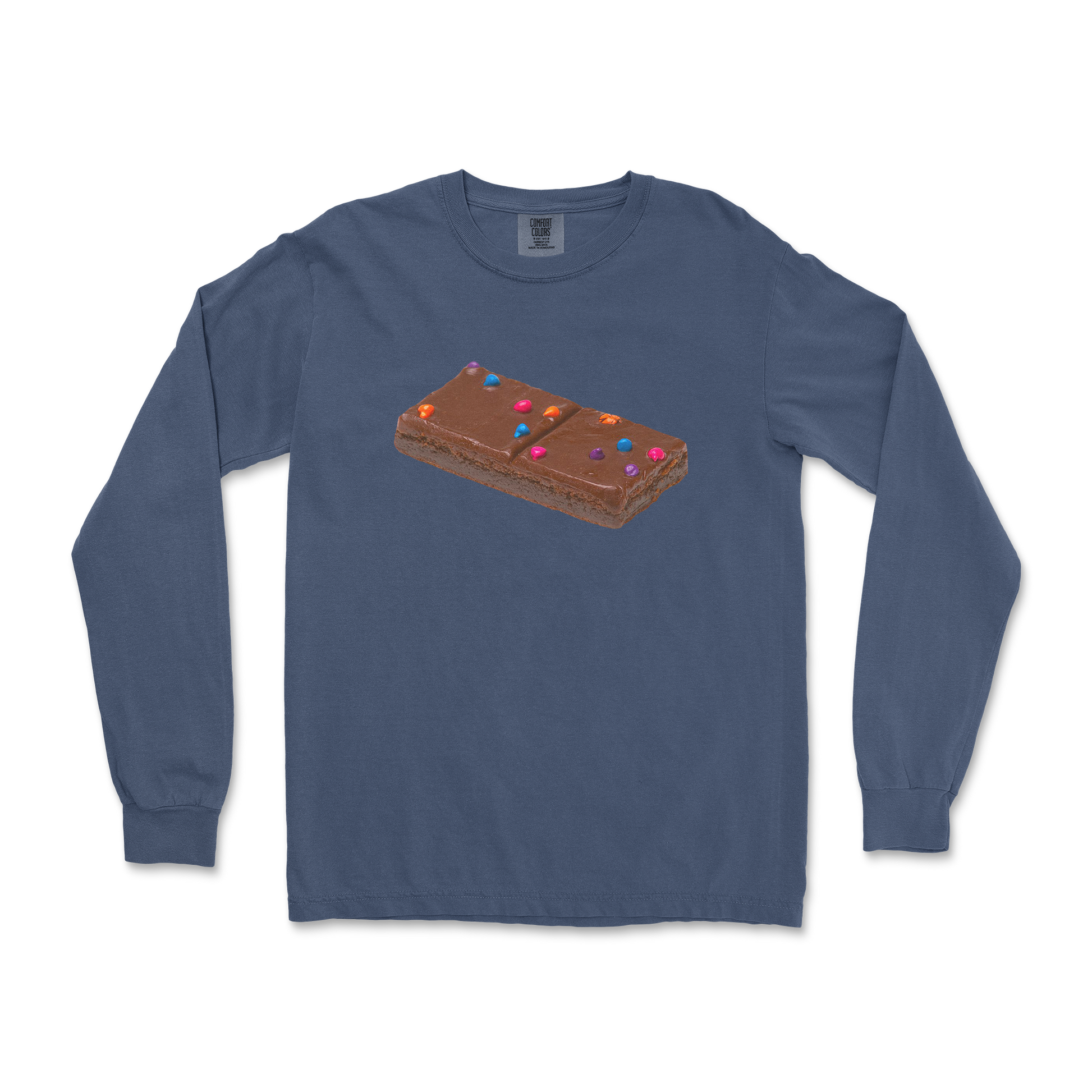 Comfort Colors Long Sleeve Mmmmm Yummmm in Midnight