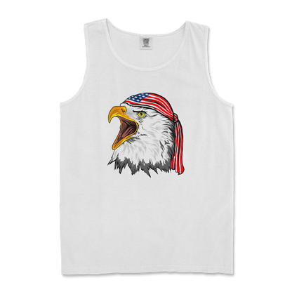 Comfort Colors Tank Top Freedom Eagle in White