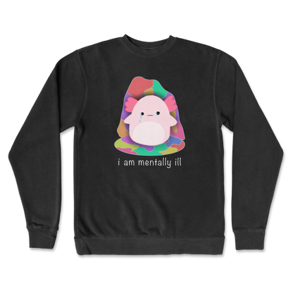 Independent Clothing Co. Crew Neck Mentally Ill and Squishy in Black