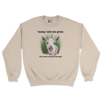 Gildan SoftStyle Crew Neck Crazy Goat  in Sand