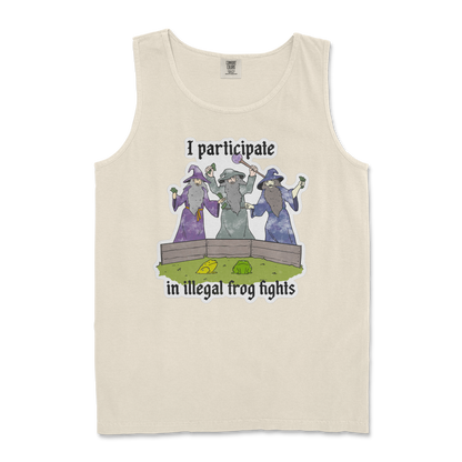 Comfort Colors Tank Top Wizard Activities  in Ivory