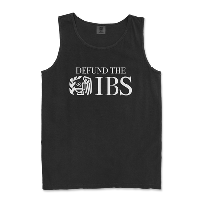 Comfort Colors Tank Top Defund The IBS in Black