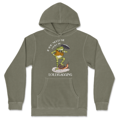 Independent Clothing Co. Hoodie Lollygagging  in Olive