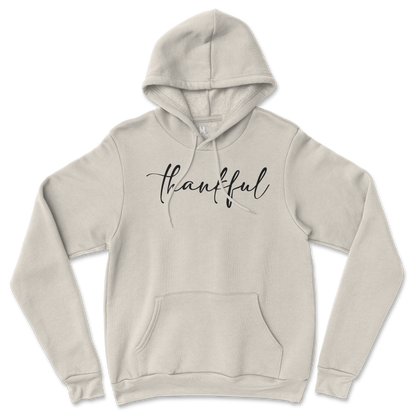 Gildan SoftStyle Hoodie Thankful  in Sand